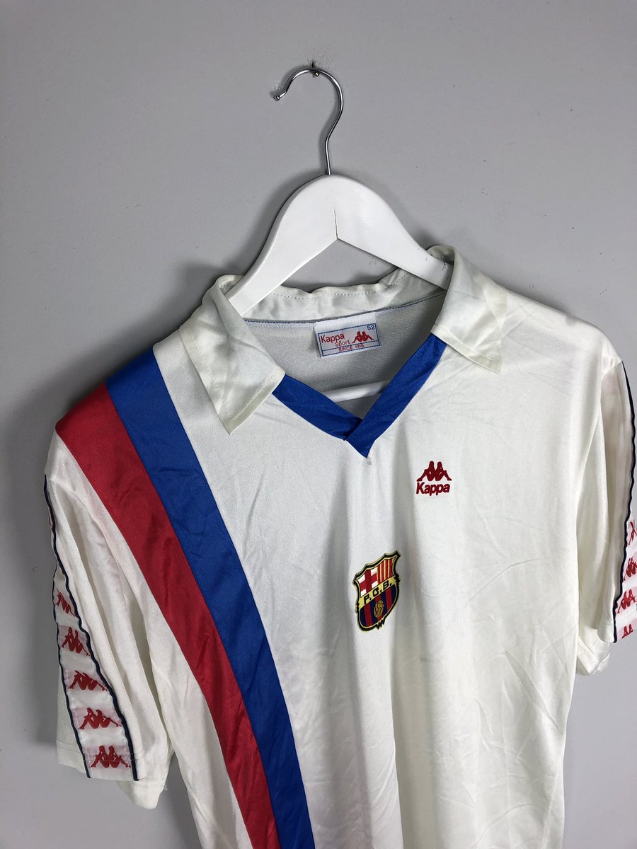 Never Seen Before White Kappa FC Barcelona Kit Emerged Closer